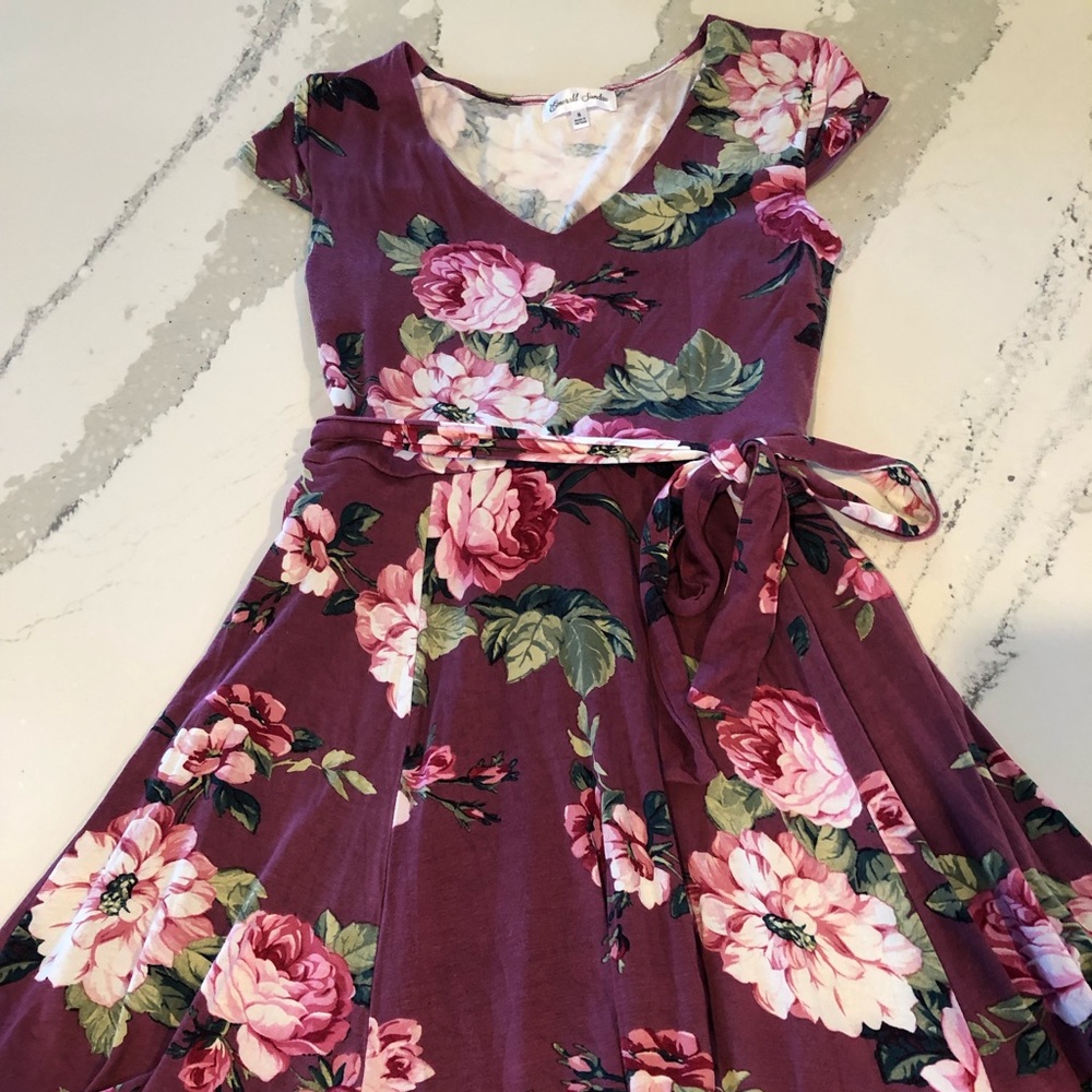 Emerald Sundae floral dress